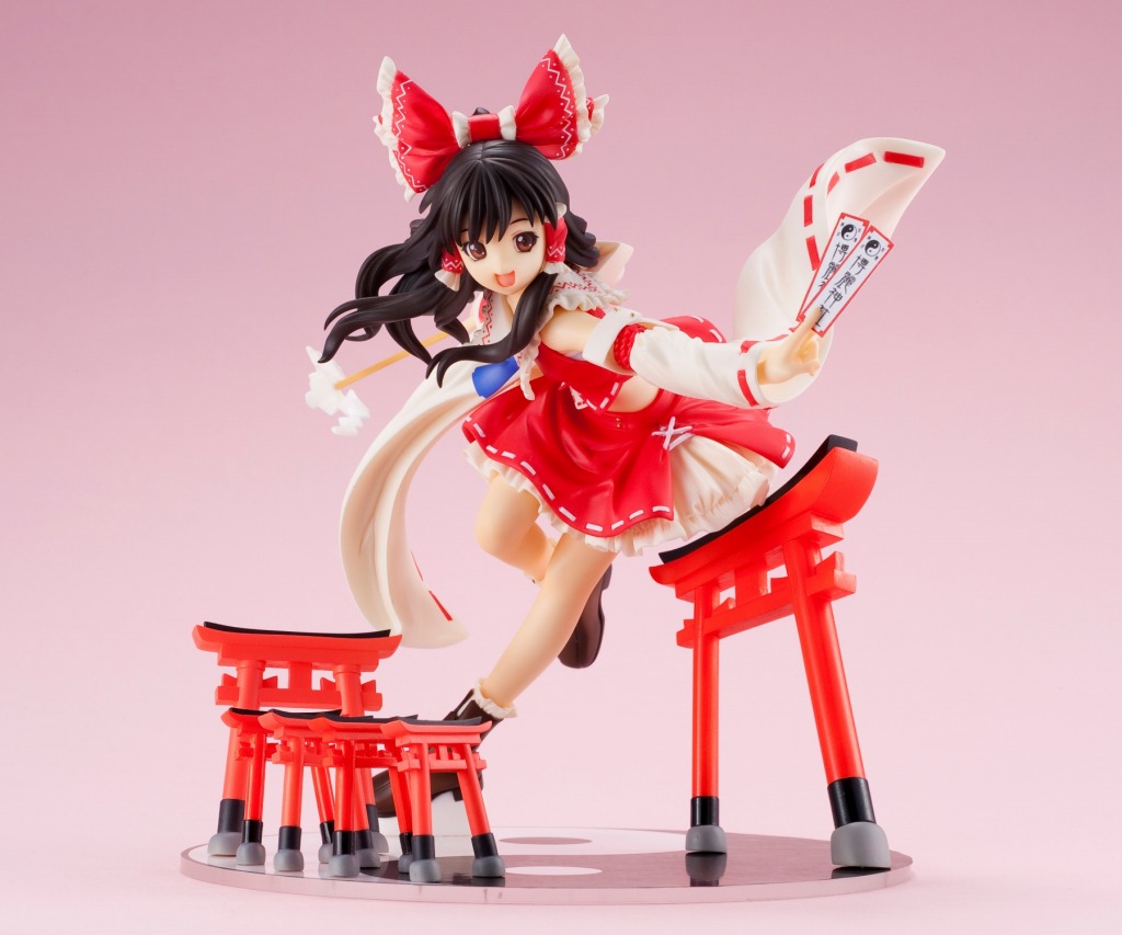 画像集 004 ホビージャパン 弾幕シューティング 東方project の主人公 博麗霊夢 キャラクターフィギュア