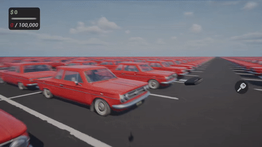 画像ギャラリー No.007のサムネイル画像 / 「え…車どこだっけ?」 自分の車とまったく同じ車が9万9999台ある駐車場で,マイカーを探し出していく。探し物シム「Where Did I Park?」発表