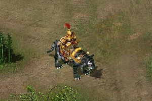 画像ギャラリー No.004のサムネイル画像 / 「三国志豪傑伝」,新たな性能が追加され乗り物の「黒虎」と「猪」が大幅強化