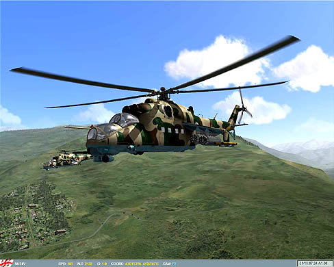 画像ギャラリー No.002のサムネイル画像 / ロシアが誇る戦闘ヘリコプターをフィーチャーした,「DCS:Black Shark」のスクリーンショットを掲載