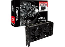 画像ギャラリー No.005のサムネイル画像 / Radeon RX 9000搭載カード計5製品がCrowxisから10月23日発売。RX 9060 XTには白色モデルも用意