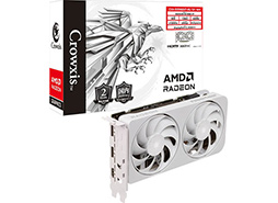 画像ギャラリー No.006のサムネイル画像 / Radeon RX 9000搭載カード計5製品がCrowxisから10月23日発売。RX 9060 XTには白色モデルも用意