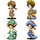 画像集#014のサムネイル/アンビション,携帯電話用オンラインRPG「ワールドアイスランジスタ」のOBTを10月22日に開始