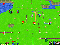 画像集#007のサムネイル/島を崩して対戦者を海の藻屑に! 「ディグダグアイランド」のSS集をUp