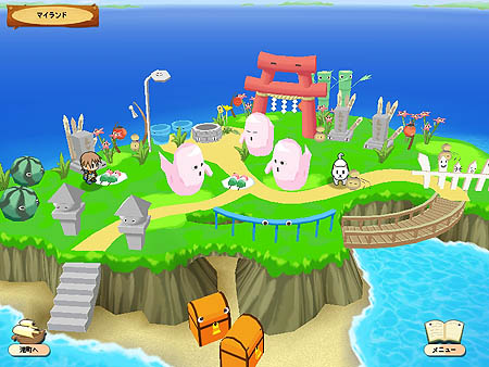 画像集#002のサムネイル/「ディグダグアイランド」新ペット&ウワモノ追加。マッピーも登場