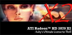 画像集#007のサムネイル/AMD,ハイエンド向けデュアルGPUソリューション「ATI Radeon HD 3870 X2」