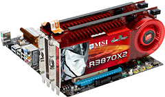 画像集#004のサムネイル/MSI,クロックアップ版のATI Radeon HD 3870 X2カードを発売