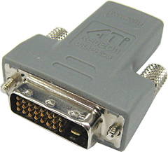 画像集#002のサムネイル/Radeon HD 3000シリーズ専用のDVI−HDMI変換アダプタが発売