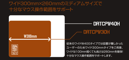 画像集#003のサムネイル/DHARMAPOINT,ゲーマー向けマウスパッドの小型モデルを6月発売