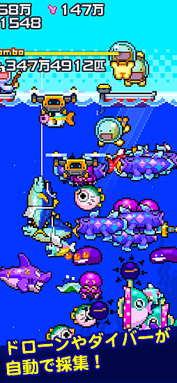 海の魚、ぜんぶ釣る