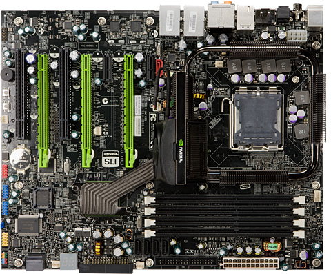 画像集#002のサムネイル/NVIDIA,Quad&3-way SLI対応のフラグシップチップセット「nForce 790i」