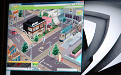 画像集#015のサムネイル/NVIDIA,秋葉原でHybrid SLIのメリットをアピール。「ストリートファイター オンライン」はGeForce 8200でもらくらく動作