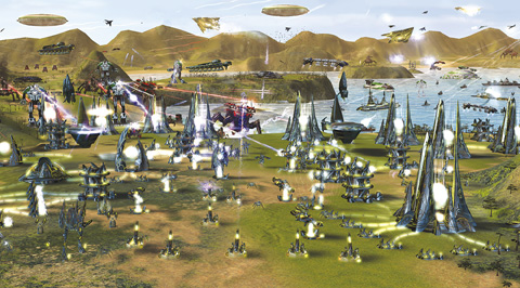 画像集#009のサムネイル/ズー,SF RTS「スプリーム コマンダー ゴールド エディション 日本語マニュアル付英語版」を2月8日に発売