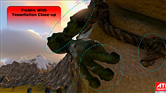 画像ギャラリー No.006のサムネイル画像 / 1TFLOPSの演算能力でAI処理。ムービーでチェックするATI Radeon HD 4800用デモ「Froblins」