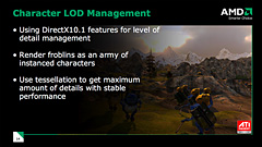 画像ギャラリー No.008のサムネイル画像 / 1TFLOPSの演算能力でAI処理。ムービーでチェックするATI Radeon HD 4800用デモ「Froblins」