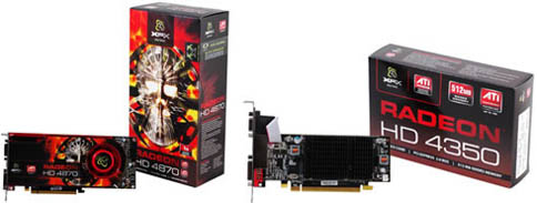 画像集#001のサムネイル/XFX製ATI Radeonカードが日本上陸,まずはHD 4870&HD 4350から