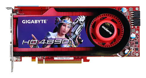 画像集#001のサムネイル/リファレンス仕様のGIGABYTE製HD 4890カードが発売される