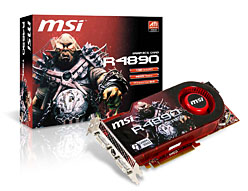 画像集#002のサムネイル/MSI,クロックアップ版のATI Radeon HD 4890カードを市場投入