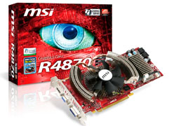画像集#001のサムネイル/MSI,オリジナルクーラー採用のメモリ1GB版HD 4870カードを発表