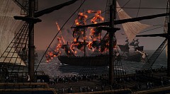 画像集#002のサムネイル/［E3 2008＃37］期待のRTS「Empire： Total War」の海戦シーンがプレイアブルで大公開