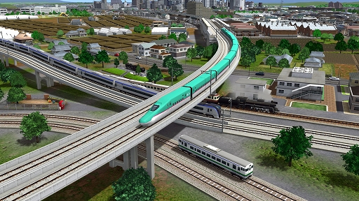 画像ギャラリー No.004のサムネイル画像 / 「A列車で行こう9 PRIME LINE」，12月10日発売。自由な曲率の線路や最大16両編成，カーブ駅など大幅進化を遂げたA9最新作
