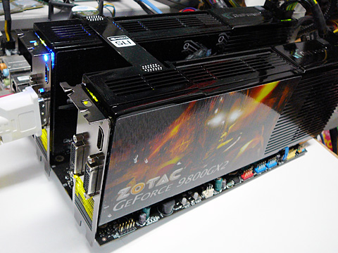 画像集#007のサムネイル/GeForce 9800 GX2のQuad SLIは究極のハイエンドゲーム環境たり得るか?