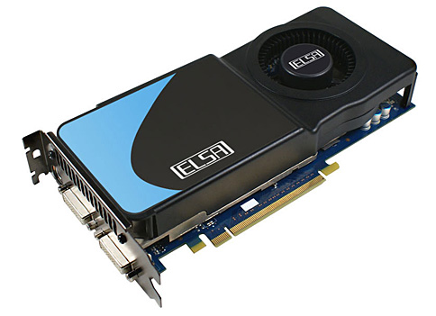 画像集#003のサムネイル/ELSA,カード長229mm&補助電源1系統の9800 GTX+カードなど