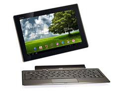 画像集#004のサムネイル/ASUS，着脱可能なキーボードが付属するタブレット「Eee Pad Transformer TF 101」を発売。「Android 3.0」を採用