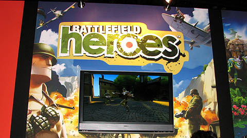 ���������꡼ No.002�Υ���ͥ������ / ��TGS 2008��051�����ܤǤΥ����ӥ�Ÿ������ޤä���Battlefield Heroes�פΥץ��ǥ塼�����˥��硼�ȥ��󥿥ӥ塼