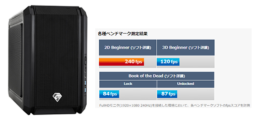 画像ギャラリー No.004のサムネイル画像 / G-GEAR,小型モデルなどUnity推奨ゲーム開発者向けPC計2製品を発売