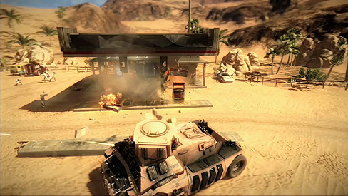 画像ギャラリー No.004のサムネイル画像 / 「Just Cause 2」の最新ムービーを掲載。今度のターゲットは,機密情報を盗んだ元上司だ!