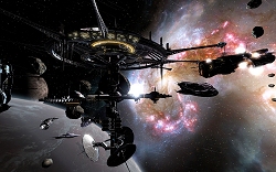 画像集#002のサムネイル/スペースバトルシム「X3：Terran Conflict」に，ベンチマークデモがリリース