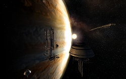 画像集#003のサムネイル/スペースバトルシム「X3:Terran Conflict」に,ベンチマークデモがリリース