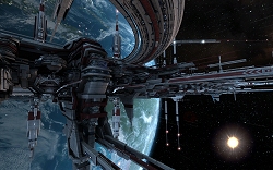 画像集#004のサムネイル/スペースバトルシム「X3：Terran Conflict」に，ベンチマークデモがリリース