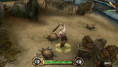 画像集#008のサムネイル/連載「PCゲームを持ち出そう!」。第30回はアクションゲーム「Beowulf: The Game」のPSP版を紹介