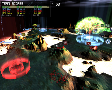 画像集#001のサムネイル/仮想世界で繰り広げられる頭脳戦。SFストラテジー「Multiwinia」のデモ版をUp