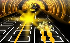 画像集#001のサムネイル/音楽と連動したレース風パズルゲーム「Audiosurf」,Steamでの事前配信開始