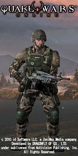画像ギャラリー No.001のサムネイル画像 / 「QuakeWarsOnline」スクリーンショット35枚を掲載。戦車や車両,ヘリコプターなどさまざまな兵器を見てみよう