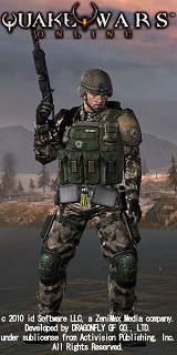 画像ギャラリー No.002のサムネイル画像 / 「QuakeWarsOnline」スクリーンショット35枚を掲載。戦車や車両,ヘリコプターなどさまざまな兵器を見てみよう