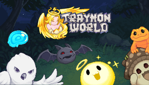 画像ギャラリー No.001のサムネイル画像 / タスクバーの上で動作する放置系RPG「トレイモンワールド」，体験版をSteamでリリース。小さくてかわいいモンスターたちを育てられる