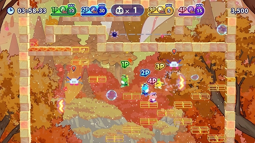 画像ギャラリー No.003のサムネイル画像 / 「バブルボブル 4 フレンズ Nintendo Switch 2 Edition + スタードロップマウンテン」,2027年2月25日発売。縦スクロールの新ステージを追加