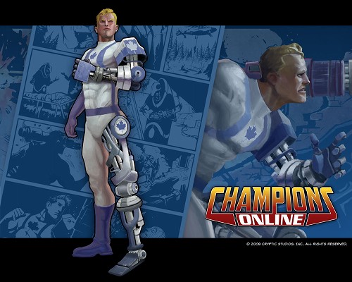 画像集#001のサムネイル/「Champions Online」,廃墟と化したテーマパークを写したショット