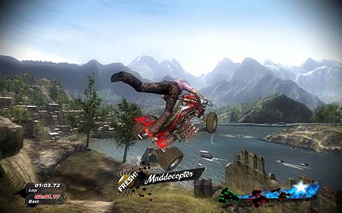 画像ギャラリー No.003のサムネイル画像 / 豪快であり得ないオフロードレースが楽しめる「エクストリーム・レーシング ピュア」のムービー&スクリーンショットを掲載