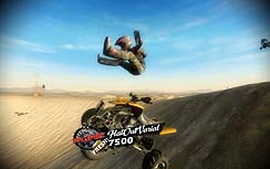 画像ギャラリー No.005のサムネイル画像 / このまま落ちたらマズいだろ普通,という高さで華麗なトリックを決めるレースゲーム「ピュア」のレビューを掲載