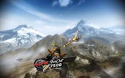 画像ギャラリー No.023のサムネイル画像 / このまま落ちたらマズいだろ普通,という高さで華麗なトリックを決めるレースゲーム「ピュア」のレビューを掲載