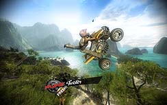 画像ギャラリー No.027のサムネイル画像 / このまま落ちたらマズいだろ普通,という高さで華麗なトリックを決めるレースゲーム「ピュア」のレビューを掲載