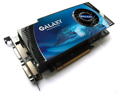 画像ギャラリー No.001のサムネイル画像 / GALAXY，2スロット仕様でクロックアップ版のGF9600GTカードを発売