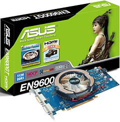 画像集#002のサムネイル/ASUS,オリジナル静音クーラーを搭載したGeForce 9600 GTカード