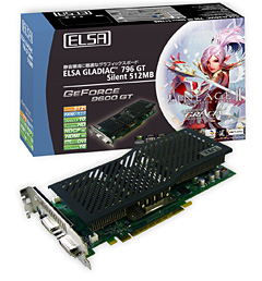 画像集#002のサムネイル/ELSA,ファンレス仕様の「リネージュII」推奨9600 GTカード発売