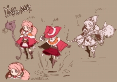 画像集#005のサムネイル/「キノスワールド」,正式ロゴと制作中のキャライラスト4種類を公開